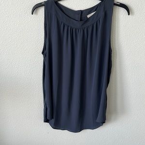 Gray Loft blouse size S